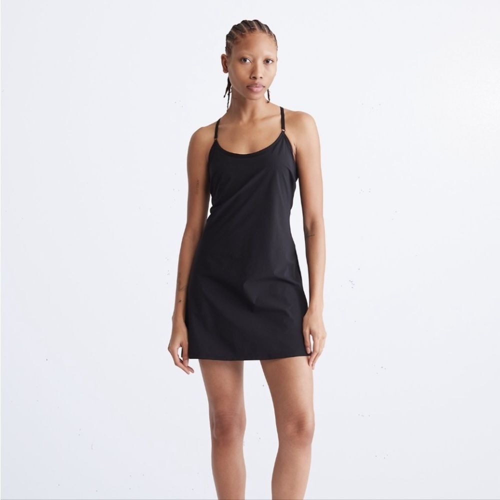 NWT Calvin Klein Performance‎ Unitard Halter Dress Black Size XL Athletic